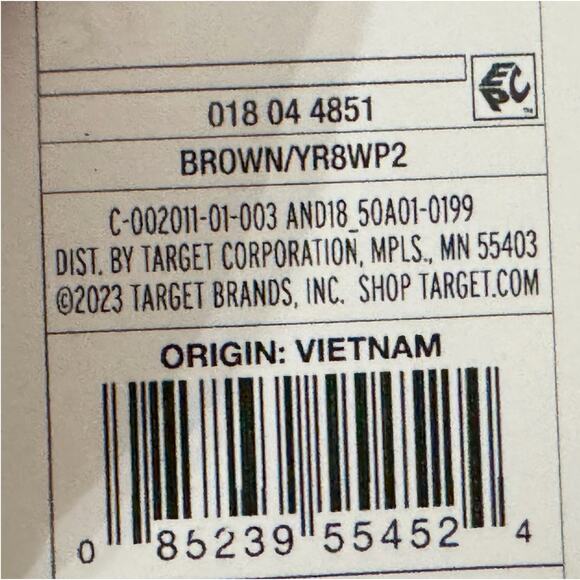 A New Day Women's Small Pants Brown High-Rise Slim Fit Cropped Flare Pull-On - Picture 5 of 9